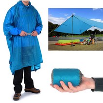 씨투써미트 씨투써밋 울트라실 나노 타프 판초 블루(192g), free -