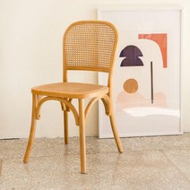 아트박스/가구느낌 곡목라탄체어, 곡목라탄체어-월넛