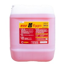 늘푸른 비이온 폼 20L 자동세차기 스노우 버블세차 주유소세제 새차용품, [늘푸른] 비이온 폼 18.75L