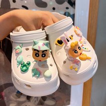 귀여운 캐릭터 여름 크록 슬리퍼 지비츠 파츠 꾸미기 장식 호환악세사리