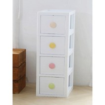 (무료배송)잠금장치달린 아동용 장난감 수납장(4단) 와이드 서랍정리함 옷, 잠금 카멜레온 4단