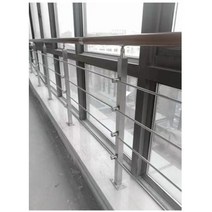 평철난간대 스텐난간대 자체 설치 브러시 계단 난간 홈 인테리어 건물 울타리 발코니 pvc, H.실외용 304 스테인리스 스틸 패키지m, 1개