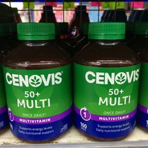 Cenovis Once Daily 50+ Multi Vitamins 세노비스 50세이상 멀티비타민 100캡슐x2팩, 1개, 100캡슐