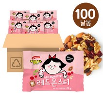 [하루견과]하루견과스쿨넛레드몬스터100낱봉/어린이견과/하루견과/원물간식/대용량