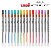 유니 시그노 스타일핏트 젤잉크 리필심 UMR-109 0.38mm, 2개입, 블루