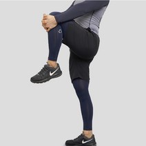 카미스타 업텐셜 리싸이클 레깅스(컴프레션 10부) 네이비