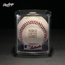 롤링스 MLB 2020 LA 다저스 월드 시리즈 챔피언스 기념구 야구공 아크릴케이스 포함