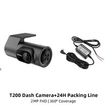 IMOU-T200 대시 캠 2MP 자동차 DVR 비디오 레코더 나이트 비전 음성 제어 와이파이 대시캠 24H 자동차 카