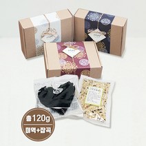 [은색초코]하트미역(20g)+잡곡(100g) 결혼답례품 돌잔치 조문 회사단체선물 시보해제 어린이집생일선물, 1박스, 찹쌀보리