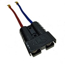 전장부품 색상 SMH 2P 50A 600V 전원 커넥터 배터리 플매트 카펫 러그 APC 인버터 지게차 전기차 용 1, 04 Black_03 20 PCS