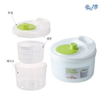 GjB 수동식 식품 짤순이 야채 탈수기 채반 채소 샐러드 상추 과일 나물 식자재 수분 물기제거 물빼기 채망 기구
