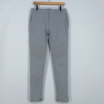 빈티지다온 듀엘 여성 지퍼라인 스판 스키니핏 팬츠 연그레이55