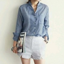날라리언니 1290 아사블라우스 남방 블라우스 여성셔츠 긴팔셔츠 베이직셔츠