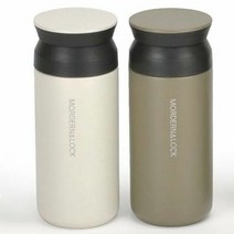 슬림 텀블러 보온보냉 물병 휴대용 보틀 350ml 물통, 카페아이보리350ml