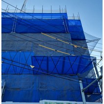 방염 PVC수직망 메쉬망 비계망 멀티망 PVC수직보호망 (1.8M x 20M), 민트