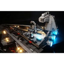 KY 레고 스타워즈 임페리얼 스타 디스트로이어 75055 LED 조명 램프 세트 DIY 디스플레이