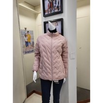 뱅뱅 여성 라인이 예쁜 무봉제 구스 경량 점퍼