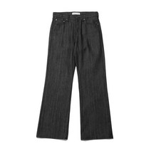 비슬로우 22FW RIGID WIDE FLARE JEANS 블랙