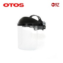 오토스 F-62AN 보안면 맨머리형 투명면체 S 용접보호면 플렉쿠션적용, 1개