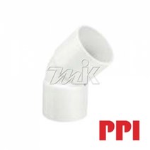 [PPI평화]수도엘보45도 PVC 16A, 단품