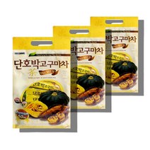 물에 타먹는 단호박고구마차 단호박차 식사대용 율무 차 티 티백 분말 가루 스틱, 단호박고구마차 50캐입 x3박스, 3개