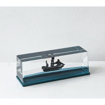 3D 신기한 파도타기 배 장식 바다를 떠도는 해적선