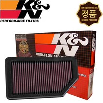 K&N KN 33-2472 순정형 퍼포먼스 흡기필터 튜닝 에어필터 에어크리너 [엑센트 1.4 .16 벨로스터FS 1세대 1.6 터보]