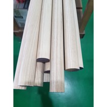 바나나목재 북미산 프리미엄 애쉬 목봉 50파이x3000mm 원주목 나무봉환봉 옷걸이봉 목재
