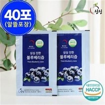 싱싱 진한 블루베리즙 70ml 40포(알뜰포장), 160포