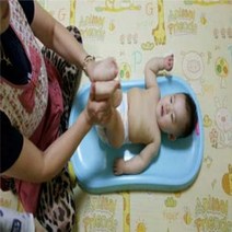 기저귀 갈이대 기저귀 교환대 아기 마사지 쿠션 겸용, 쁘띠앙 기저귀 교환대 블루