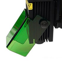 레이저커팅기 소형 레이저 각인기 CNC조각기 아크릴 커버 그린 레드 33mm 40mm 48mm 고글 안전 보호 커버 직접 보기, 녹색 48mm