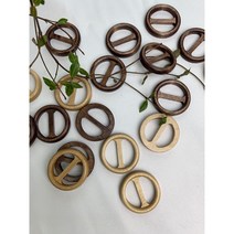 원형 나무버클 벨트 버클 국내제작 마크라메 부자재