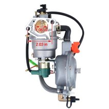 LPG CNG 발전기 듀얼 연료 기화기 GX390 188F 수동 초크 액세서리 4.5 5.5KW 고효율, [01] GX390