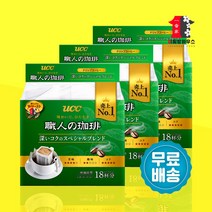 UCC 커피탐구 버라이어티팩 드립커피 12개입 x 3팩 일본 드립백커피 커피원두