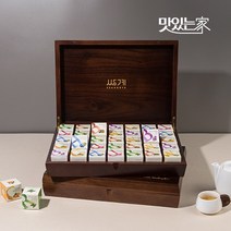 맛있는 쌍계명차_선물세트 큐브우드 35P [3+1], 없음