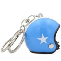 실내 튜닝 차량 몰딩 스티커 인테리어 BJMOTO 미니 스포츠 오토바이 헬멧 펜던트 키 체인 링 파인더 액세, 03 Model 3