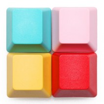 HHKBtopre PBT 빈 키캡 1u 1x r1 r2 r3 r4 게임용 기계식 키보드 레드 그린 핑크 옐로우, Topre Pink Kcap x1_R4 x1