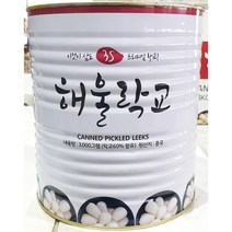 락교 삼도 3S 3kg 마늘 염교 절임 통조림 식당용 업소