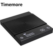 디지털 정밀 전자 저울 충전 스마트 디지털 주방 저울 드립 커피 포트 타이머, 01 Timemore Black_01 2KG-0.1g