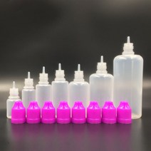 3ml-120ml LDPE 빈 플라스틱 짤 수 있는 스포이드 병 전자 주스 리필용 아이 오일 액체 드롭 용기 깔때기 10 개, [08] 120ml, [09] Pruple