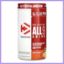 다이마타이즈 올9아미노 오랜지 크랜베리 450g Dymatize ALL9AMINO Orange Cranberry 15.87 oz (450 g), 없음, 없음, 해당사항없음