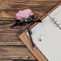 키밍 / 블라썸 장미 플라워 볼펜(0.4mm) 부드러운볼펜, 본품