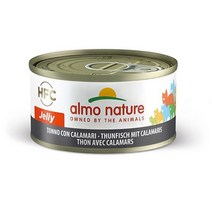 알모네이쳐 HFC 내츄럴캣 고양이 습식캔 주식캔, 70g, 참치와 오징어