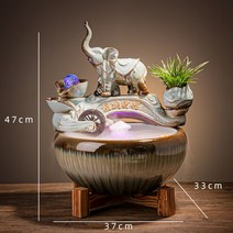 미니 분수대 실내 자연 천연 친환경 가습기 집안습도높이기 건조할때 폭포 개업 선물, 거문고