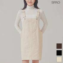 스파오 QR 오버롤 원피스 SPOW94TG82