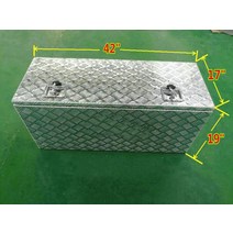 화물차 공구 함 박스 알루미늄 체커 플레이트 사이트 픽업 트럭 under flat bed camper tool box trailer lorry storage chest van, 협력사, 1070mmx430mmx490mm