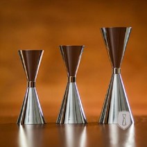 코스토프 스텐 지거 칵테일 믹싱글라스 조주기능사용품 홈텐딩, 1개, 실버 30/45ml