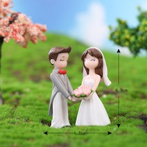 미니어쳐 가구 음식 미니어처집 집만들기 로맨틱 연인 미니어처 인형 요정 정원 달콤한 피규어 웨딩 발렌, 15 G1