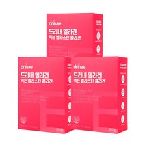 드리내 엘라겐 먹는 엘라스틴 콜라겐 히알루론산 젤리 스틱, 14포, 280g, 3박스