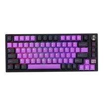 EPOMAKER TH80 SE 개스킷 75% 기계식 키보드 NKRO 핫 스왑 가능 RGB 2.4Ghz/ 블루투스 5.0/ 포론/EVA 폼이 있는 유선 게임 4000mah 배터리 E, 게이터론 프로 블랙, TH80SE